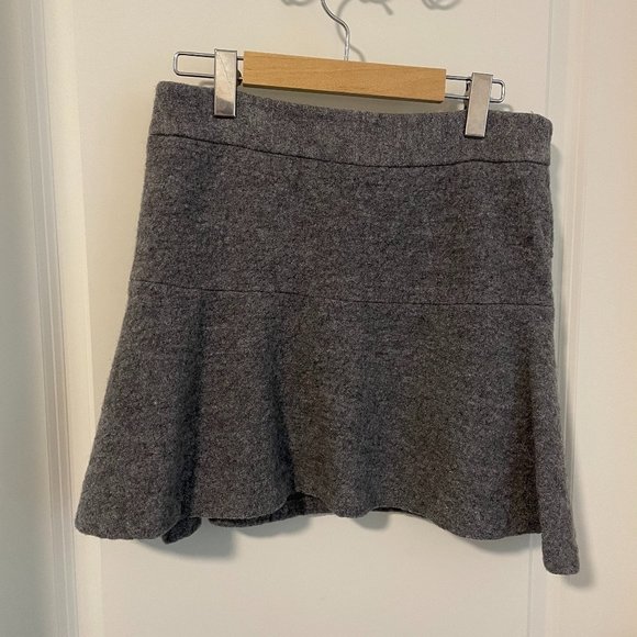 Ann Taylor, M, Grey Skirt - Picture 1 of 4